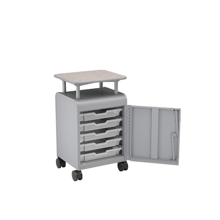Smith Trades Industrial Storage Cabinet, 37 in H, 21 in W, Platinum 120105000PPGNBPPCLR